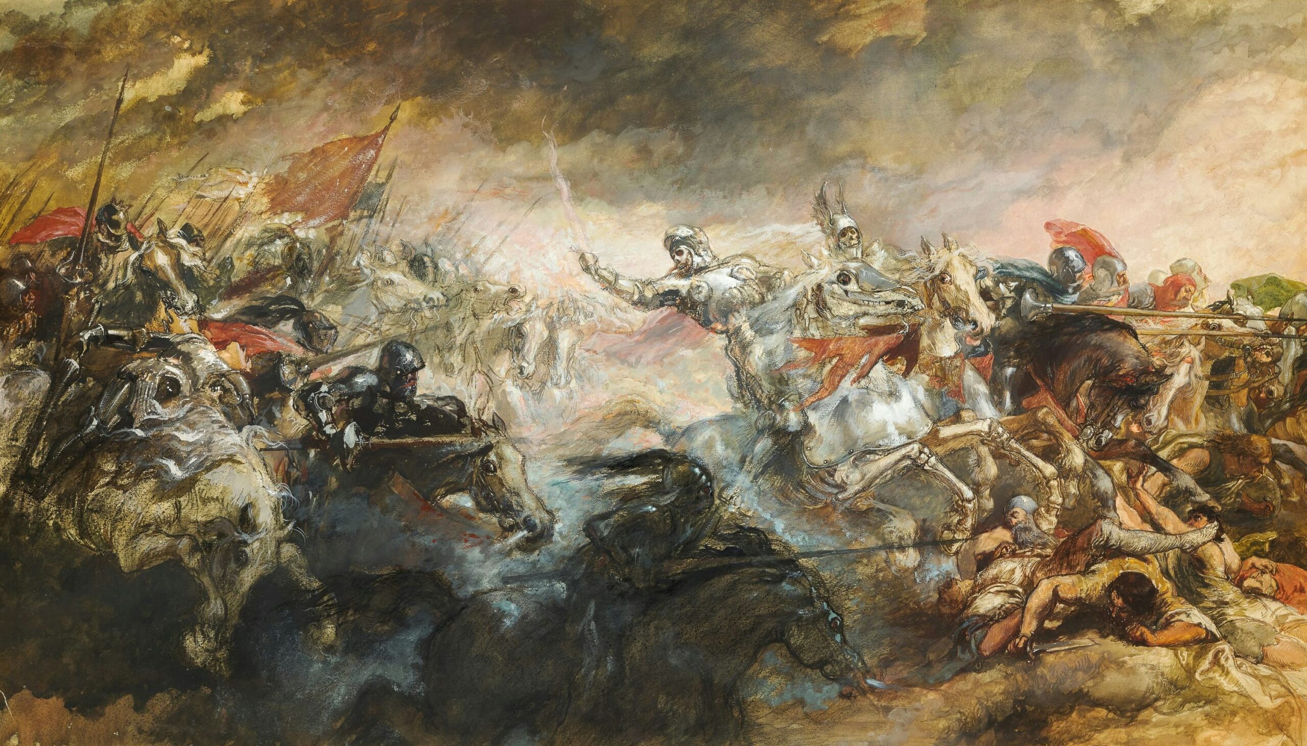 The Phantom Horseman, 1870-93 by Sir John Gilbert